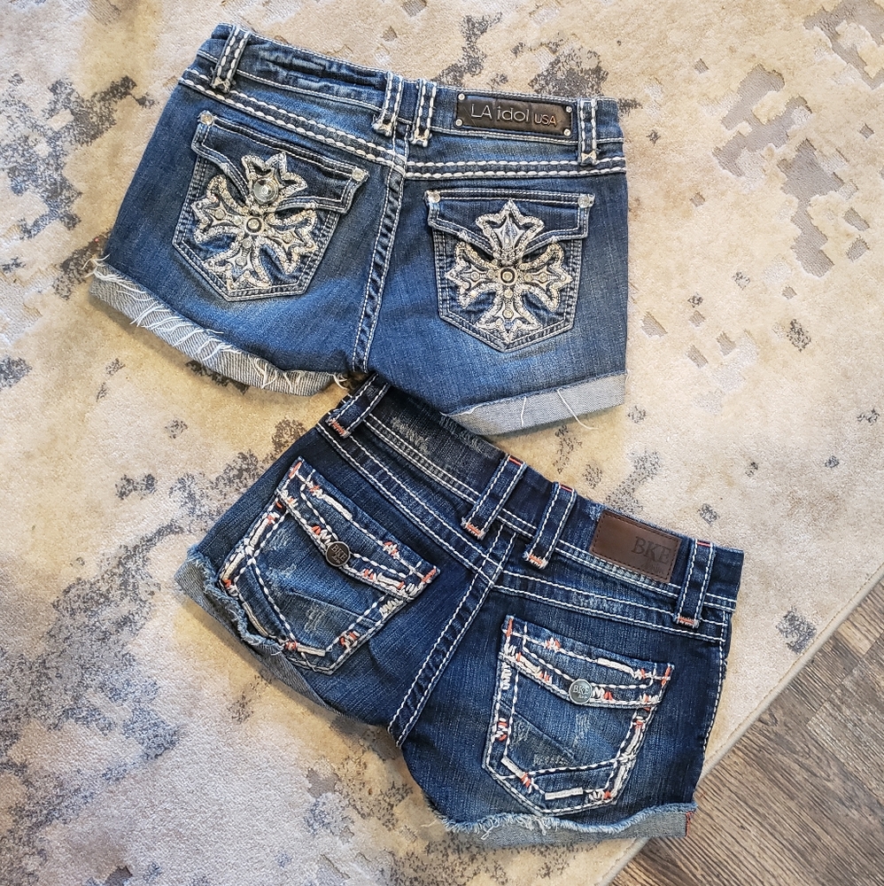 BKE jean shorts